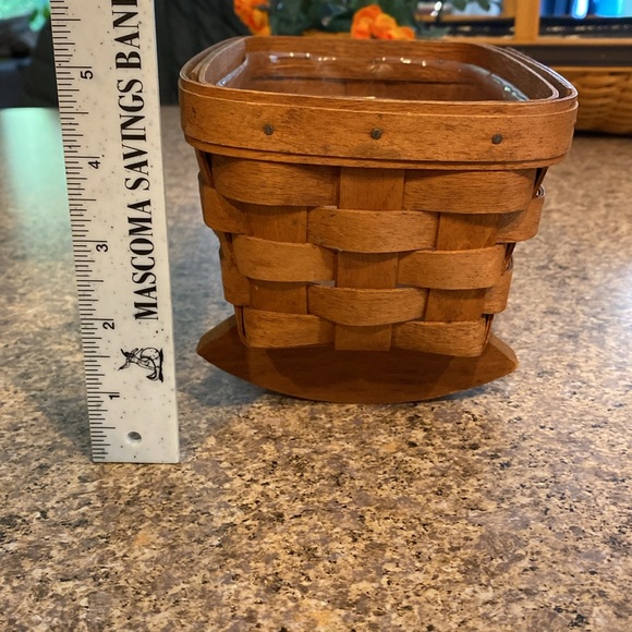 Longaberger Cradle Rocker Handmade Basket - Picture 4 of 17